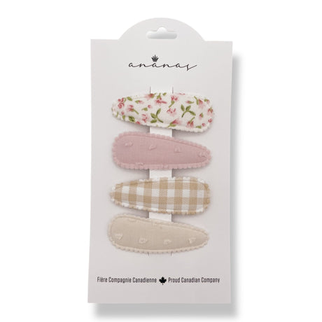 Barettes Florales (4)-Ananas co-ANA-SC-01-CLÉMENT