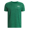 T-shirt Tech Textured 8-16ans-Under Armour-Forêt-S-ARM-1382790-312-CLÉMENT