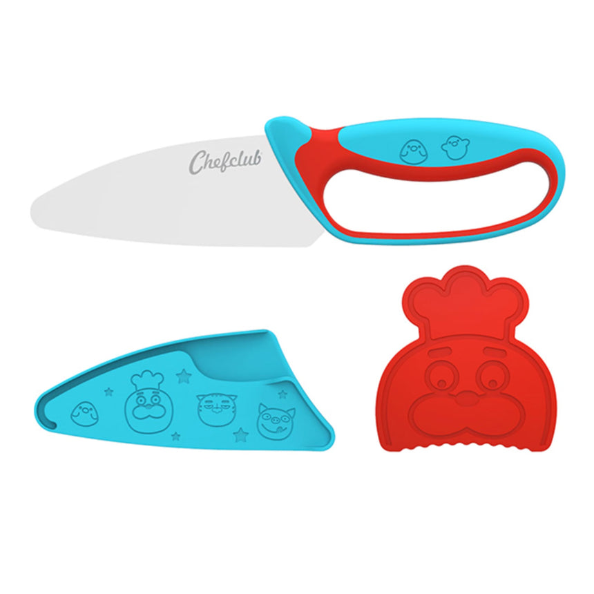 Couteau De Chef - Bleu/Rouge-Chefclub-AUT-2-40318-CLÉMENT