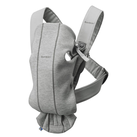 Porte-Bébé Mini 3D Jersey - Gris Light-Babybjorn-BAJ-021072CA-CLÉMENT