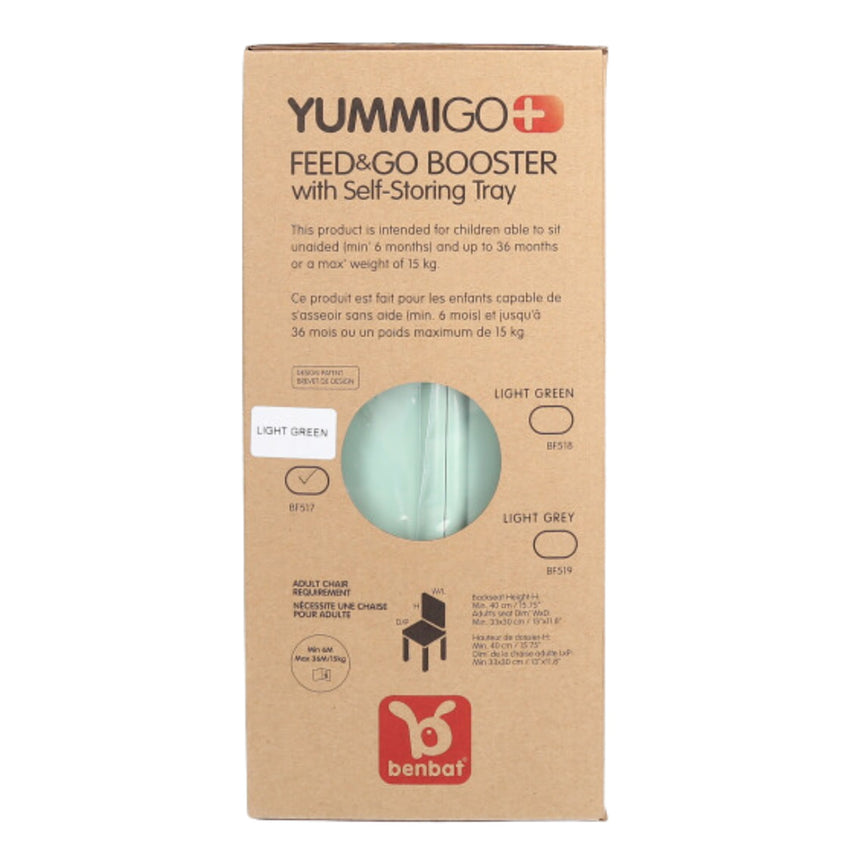 Siège rehausseur YummiGo+ Feed & Go – Vert Sauge-Benbat-BBA-BF517BB-CLÉMENT