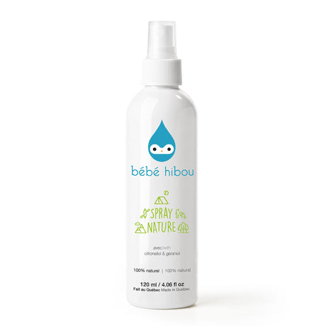 Spray Nature Bébé Hibou - Chasse Moustique-Bebe hibou-BBH-CHM120-CLÉMENT