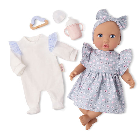 Ensemble Poupée Accessoires et Pyjama Bleus-Babi-BBI-024LBY7712-CLÉMENT