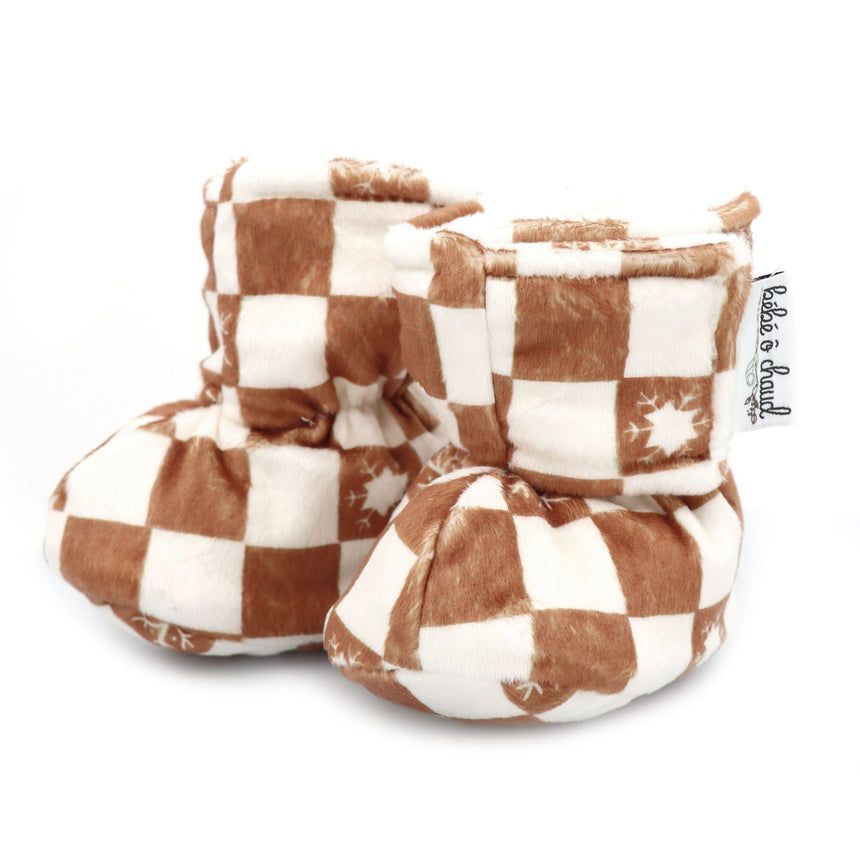 Pantoufle Velux Damier 0-6mois-Bebe O Chaud-BBO-DAMIER-1-CLÉMENT