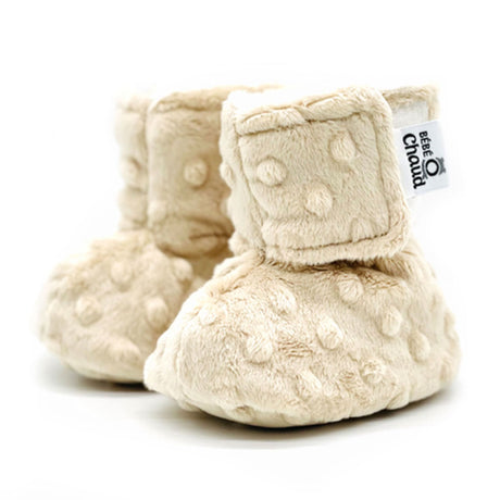 Pantoufles Velux Unies 0-6mois-Bebe O Chaud-Beige-0-3 m-BBO-UNI0H-0-CLÉMENT