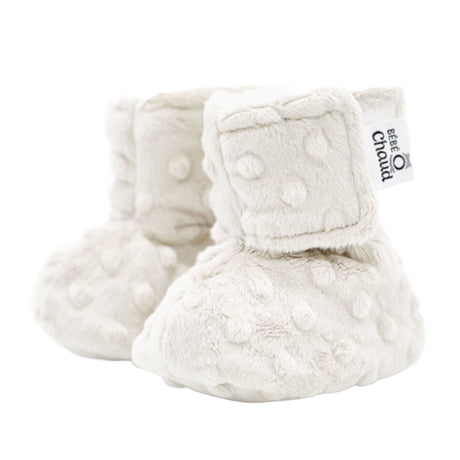 Pantoufles Velux Unies 6-24mois-Bebe O Chaud-Ivoire-6-9 m-BBO-UNI0H-2-CLÉMENT