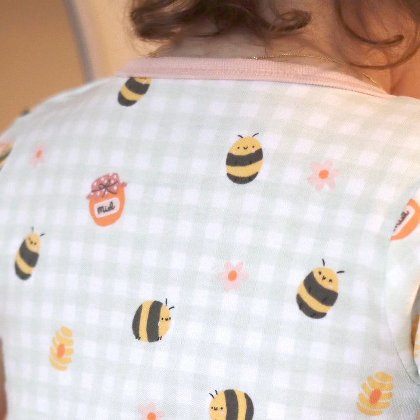 Pyjama Vichy Marguerites 0-30mois-Bebe Confort-BC2-1261732C-CLÉMENT