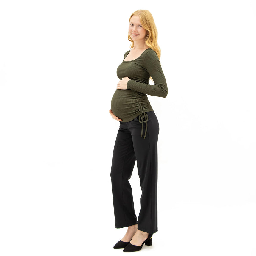 Pantalon Classique Maternité Noir-Bella Maternite-BEA-1258889C-CLÉMENT