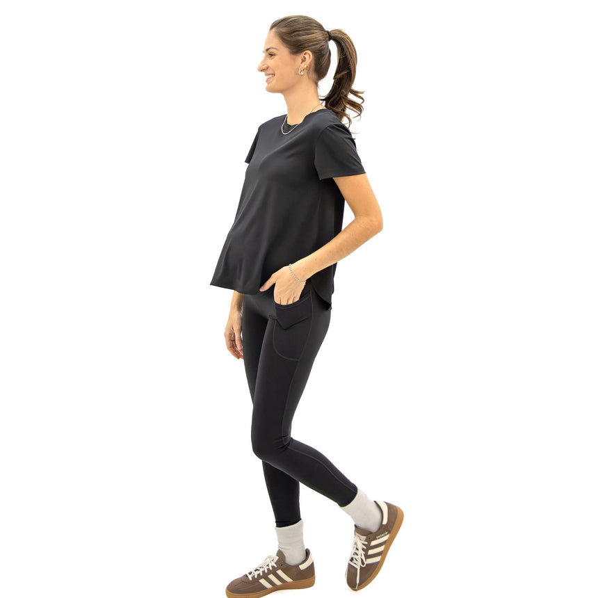 T-shirt Athlétique Noir-Bella Maternite-BEA-1268864C-CLÉMENT