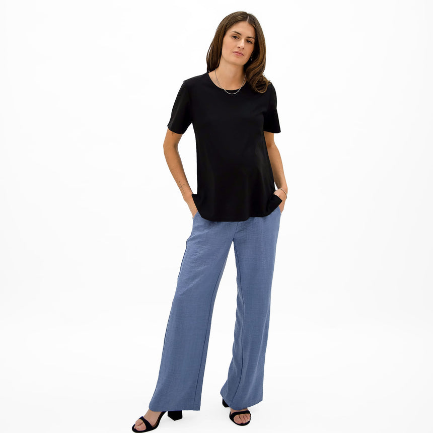 Pantalon Maternité Chambray-Bella Maternite-BEA-1268881C-CLÉMENT