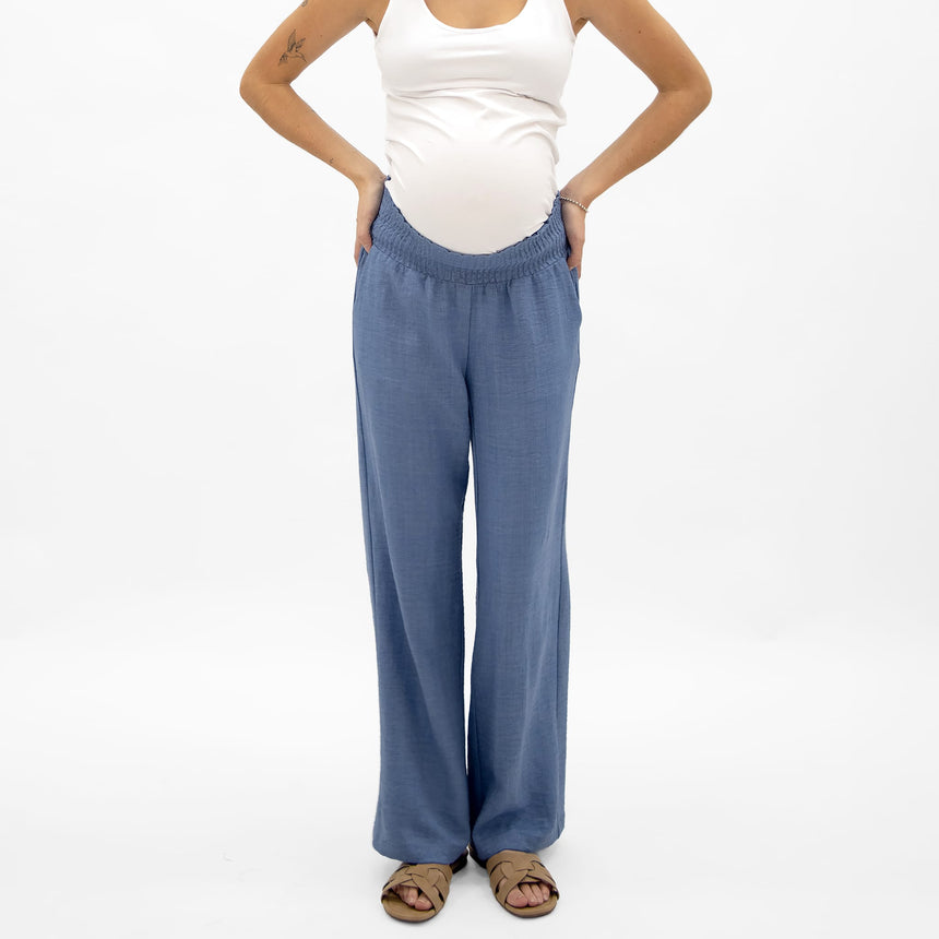 Pantalon Maternité Chambray-Bella Maternite-BEA-1268881C-CLÉMENT
