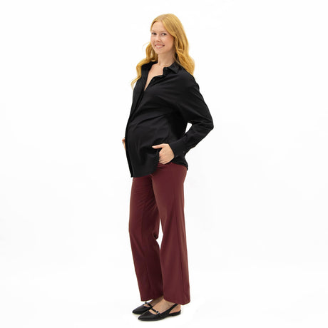 Chemise Classique Maternité-Bella Maternite-BEA-2258978C-NOI-CLÉMENT
