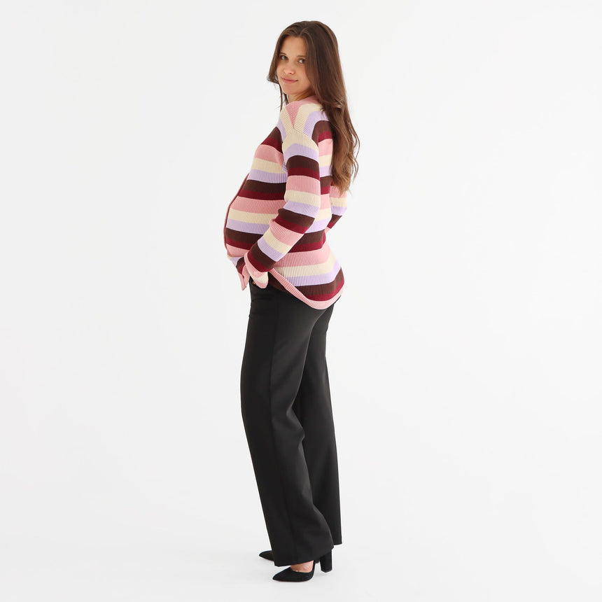 Pantalon Classique Maternité Noir-Bella Maternite-BEA-2268060C-CLÉMENT