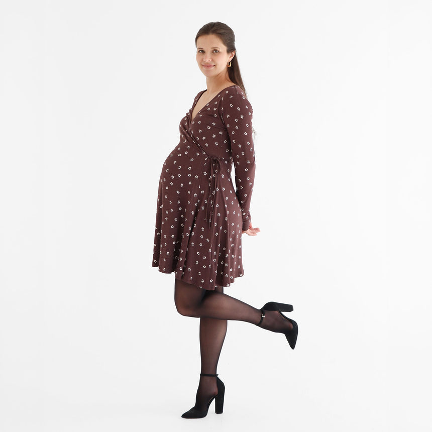 Robe Maternité Imprimé Floral-Bella Maternite-BEA-2268061C-CLÉMENT