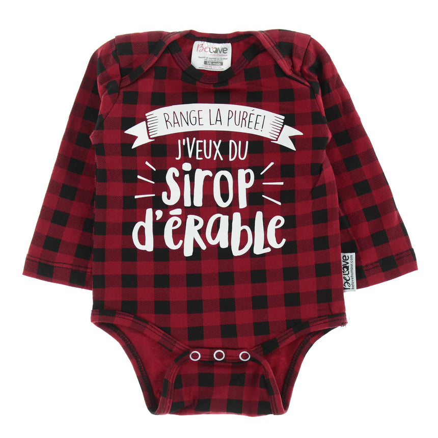 Cache-couche Sirop Erable 3-12mois-Bedaine Love-Rouge-3-6 m-BEL-CC-R-63-CLÉMENT