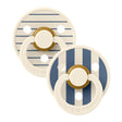 Suce Studio (2) 6-18mois - Ivoire Bleu (Grandeur 2)-Bibs-BIS-12015105-CLÉMENT