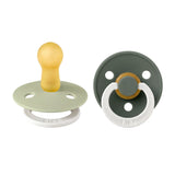 Suce BIBS (2) 18-36mois - Glow Sauge / Pin (Grandeur 3)-Bibs-BIS-130479-CLÉMENT