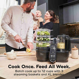 Station Repas Duo Xl - Noir-Babymoov-BMV-A001140-US-CLÉMENT