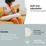 Coussin de grossesse & d'allaitement 2-en-1 B.Love - Ivoire-Babymoov-BMV-A062042-CLÉMENT