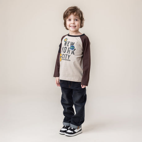 T-shirt Raglan Sens Unique 2-12ans-Nano-BOS-F2501-07-CLÉMENT