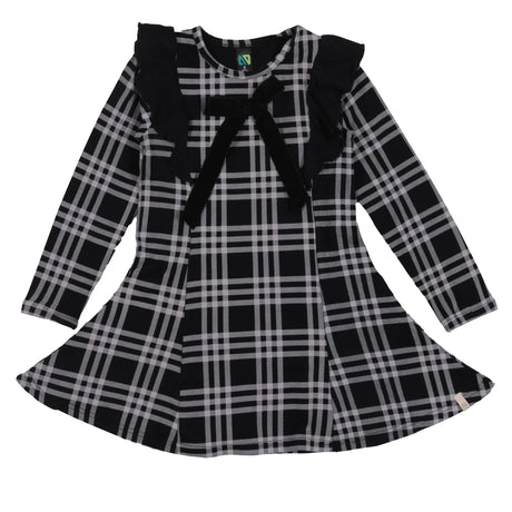 Robe Carreaux Boucle D'or 2-12ans-Nano-Noir-2-BOS-F2530-07-CLÉMENT