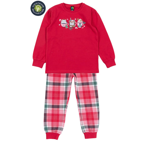 Pyjama Chocolat Chaud 12-24mois-Nano-Rouge-12 m-BOS-F25P60-1-CLÉMENT