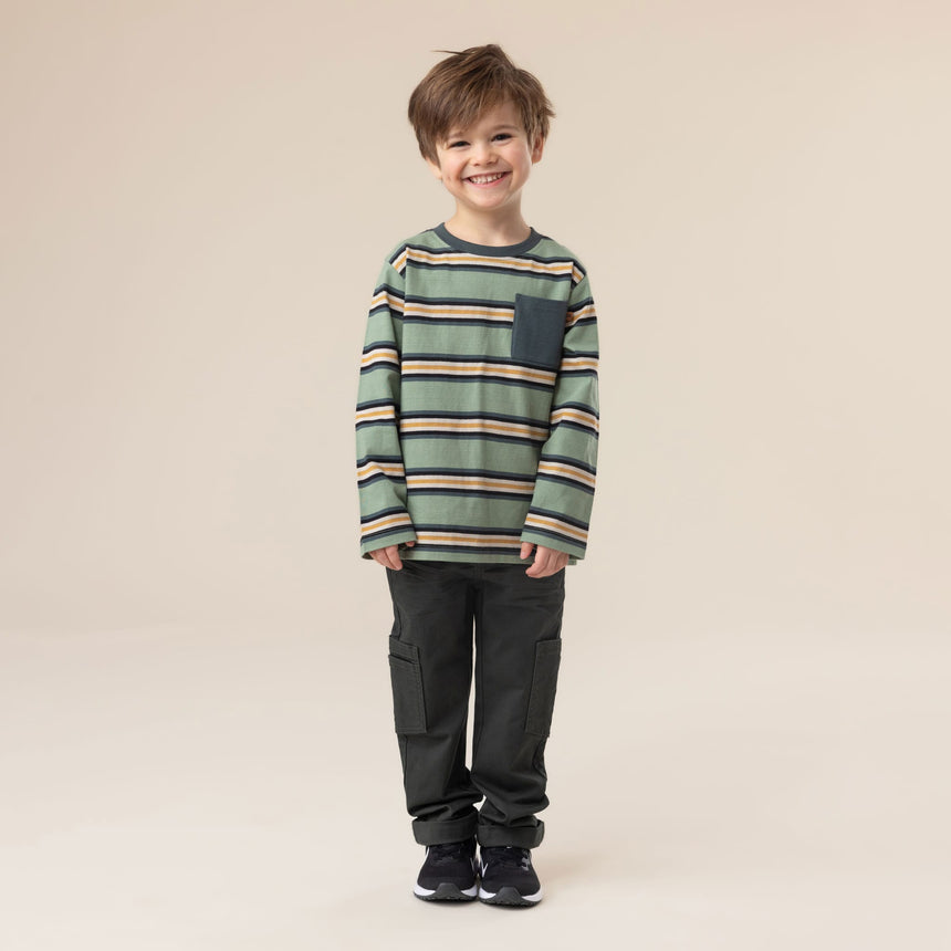 T-shirt Rayé Plein Gaz 2-12ans-Nano-BOS-F2601-03-CLÉMENT