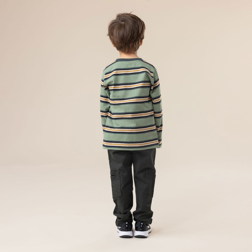 T-shirt Rayé Plein Gaz 2-12ans-Nano-BOS-F2601-03-CLÉMENT