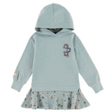 Tunique Capuchon Fleurs 2-12ans-Nano-Bleu-2-BOS-F2606-03-CLÉMENT