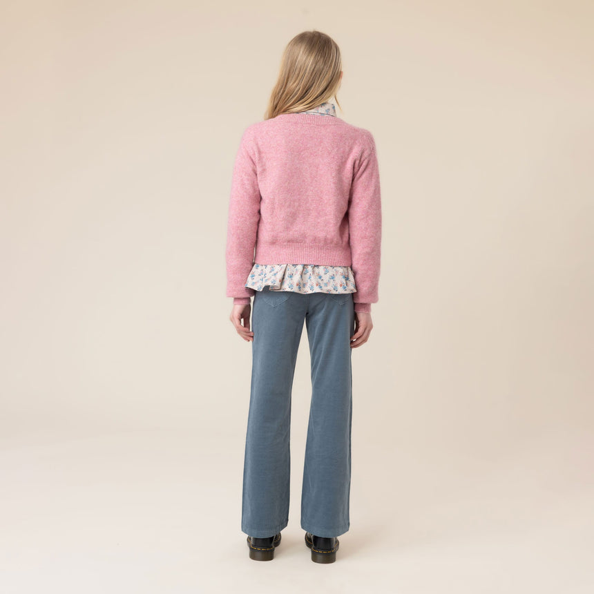 Pantalon Corduroy Fleurs 2-12ans-Nano-BOS-F2606-11-CLÉMENT