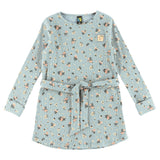 Tunique Ceinture Fleurs 2-12ans-Nano-Bleu-2-BOS-F2606-13-CLÉMENT