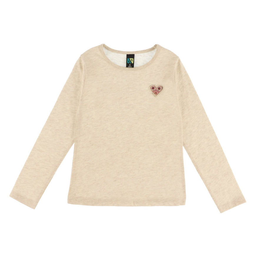 T-shirt Ivoire Hiver 2-12ans-Nano-Ivoire-2-BOS-F2608-12-CLÉMENT