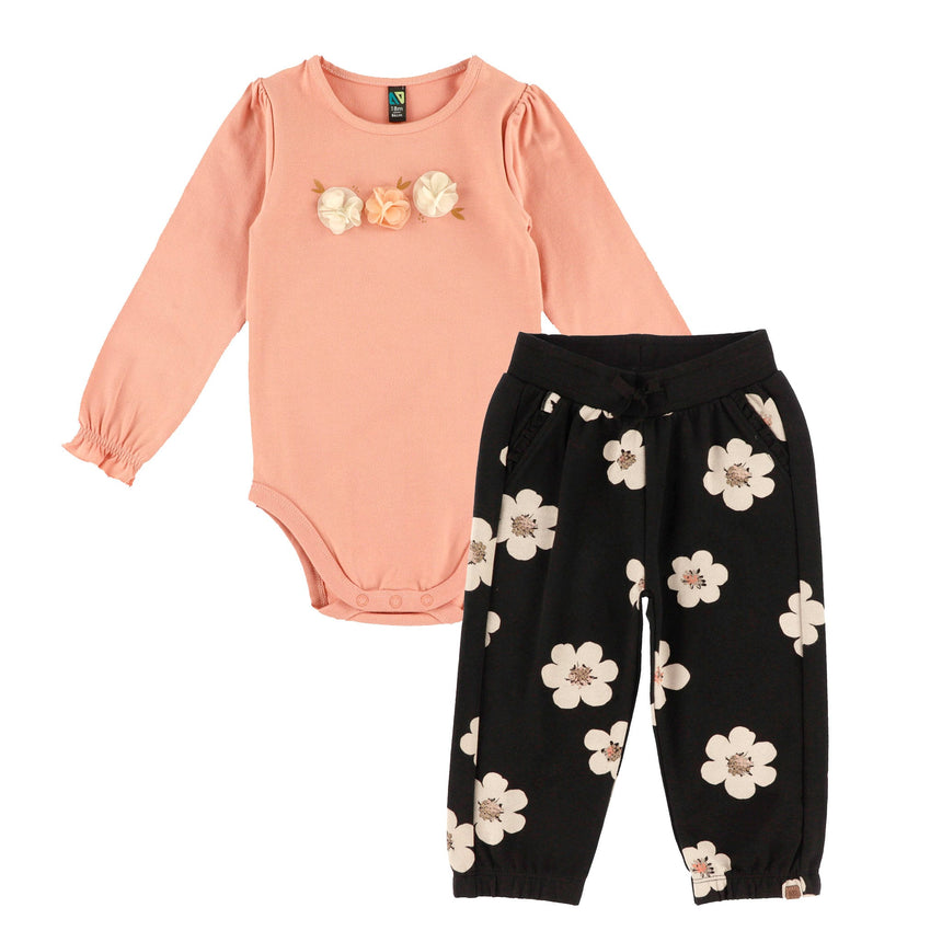 Ensemble Pantalon Prairies 6-24mois-Nano-Corail-3 m-BOS-F2652-07-CLÉMENT