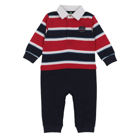 Combinaison Rayée Match 6-24mois-Nano-Rouge-3 m-BOS-F2653-02-CLÉMENT