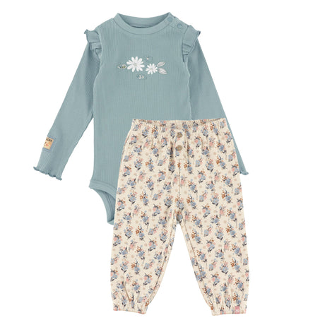 Ensemble Pantalon Imprimé Floraison 6-24mois-Nano-Bleu-3 m-BOS-F2656-01-CLÉMENT