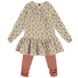 Ensemble Tunique Imprimé Floraison 6-24mois-Nano-Beige-3 m-BOS-F2656-03-CLÉMENT