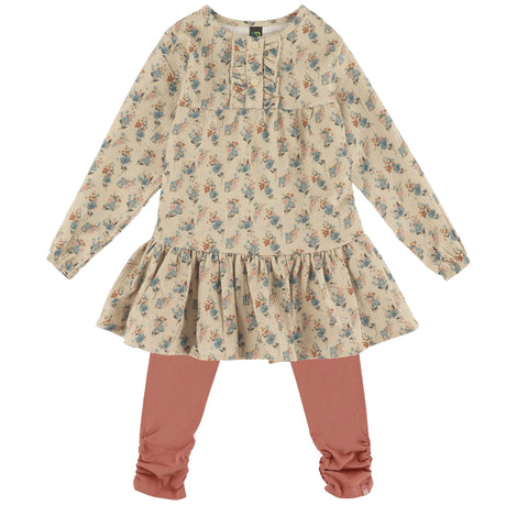 Ensemble Tunique Imprimé Floraison 6-24mois-Nano-Beige-3 m-BOS-F2656-03-CLÉMENT