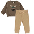 Ensemble Pantalon Orignal Forêt 6-24mois-Nano-Taupe-Nouveau-né-BOS-F2659-06-CLÉMENT