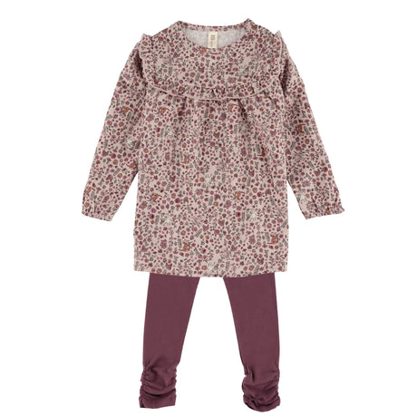 Ensemble Tunique Imprimé Fois 6-24mois-Nano-Rose-Nouveau-né-BOS-F2660-06-CLÉMENT