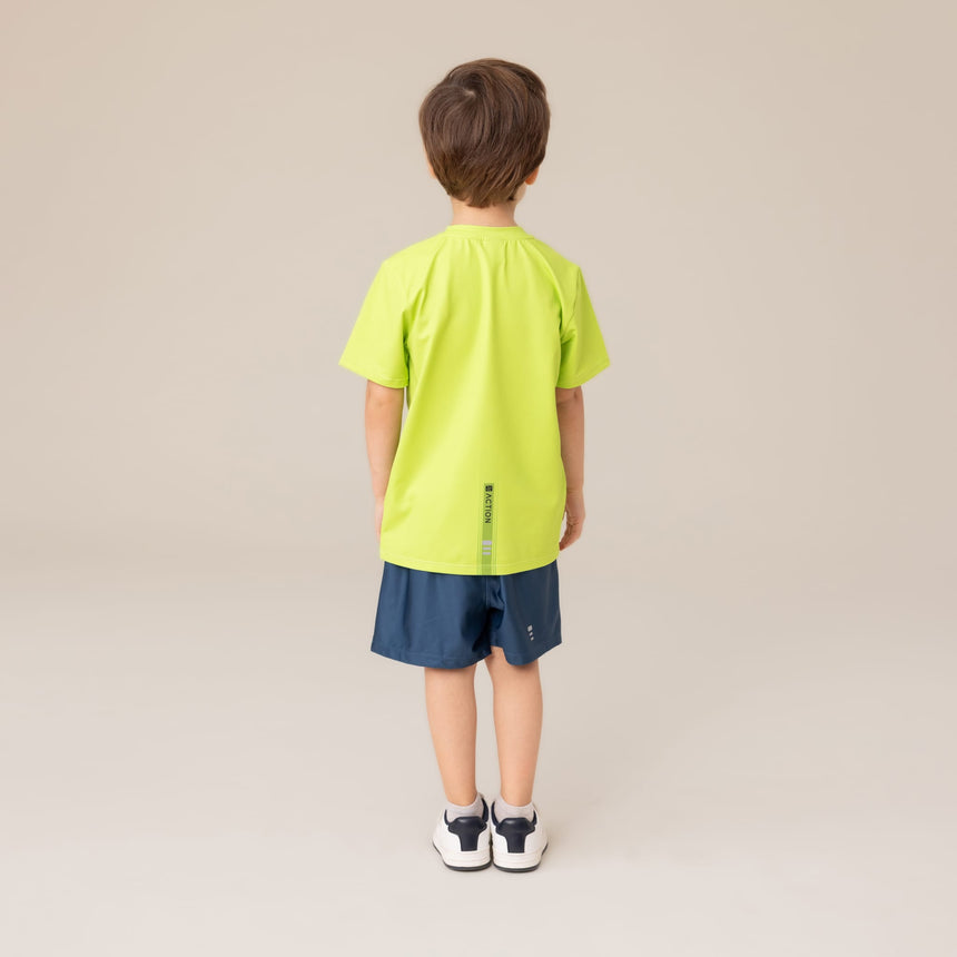 T-shirt Lime Sommet 4-12ans-Nano-BOS-F26A81-06-CLÉMENT
