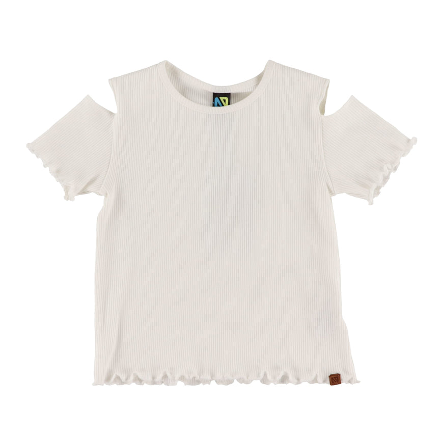 T-shirt Côtelé Mer 2-12ans-Nano-Ivoire-2-BOS-S2602-06-CLÉMENT