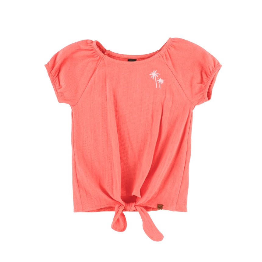 T-shirt Noeud Mer 2-12ans-Nano-Corail-2-BOS-S2602-14-CLÉMENT