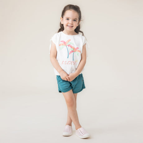 T-shirt Palmier Aloha 2-12ans-Nano-BOS-S2604-05-CLÉMENT
