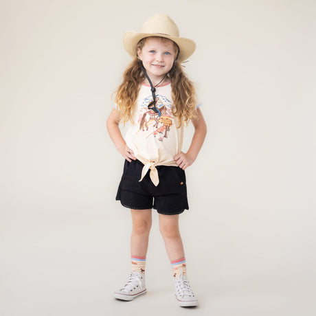Short Noir Cowgirl 2-12ans-Nano-BOS-S2606-12-CLÉMENT