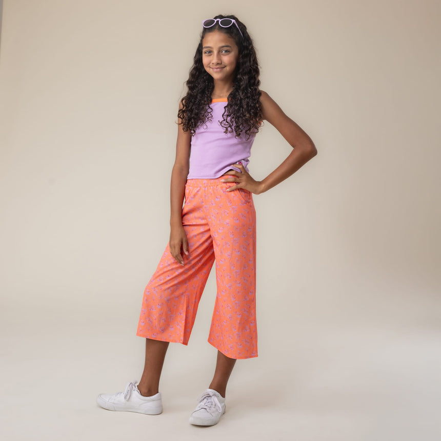 Camisole Côtelée Fleurs 2-12ans-Nano-BOS-S2608-03-CLÉMENT