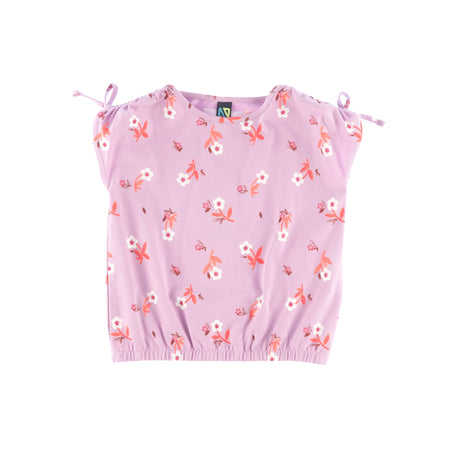 T-shirt Imprimée Fleurs 2-12ans-Nano-Lilas-2-BOS-S2608-09-CLÉMENT
