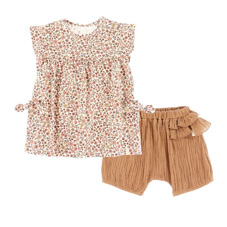 Ensemble T-shirt Fraises 6-24mois-Nano-Ivoire-Nouveau-né-BOS-S2660-01-CLÉMENT