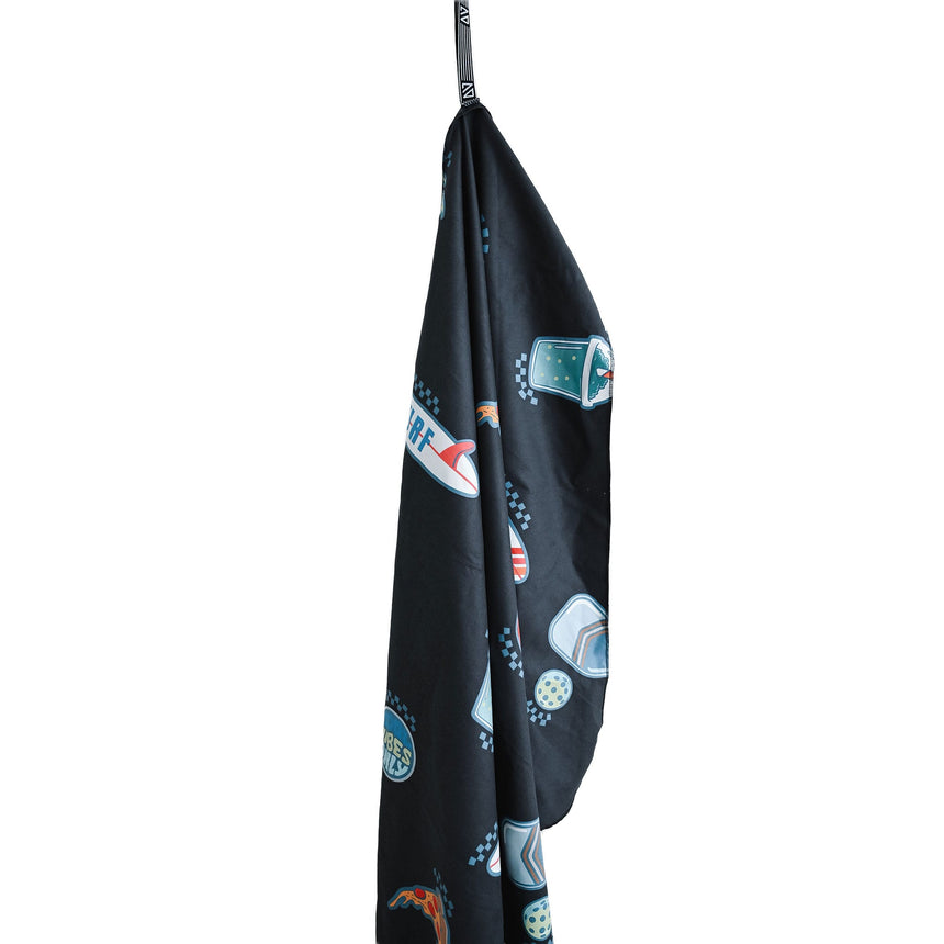 Serviette de Plage Surf-Nano-Noir-2-12 ans-BOS-S26BT101-CLÉMENT