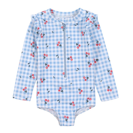 Maillot UV Manches Longues Cerises 12-24mois-Nano-Bleu-12 m-BOS-S26S18-01-1-CLÉMENT