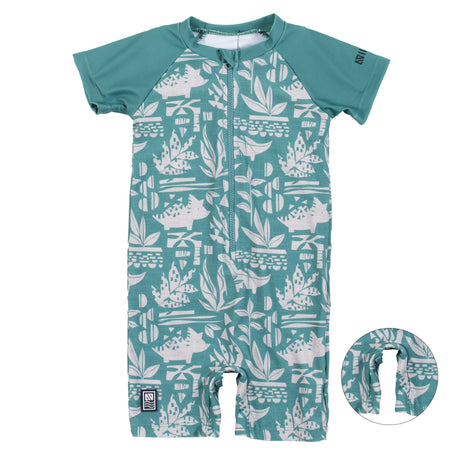 Maillot UV Dinos 6-24mois-Nano-Vert-3-6 m-BOS-S26S303-1-CLÉMENT